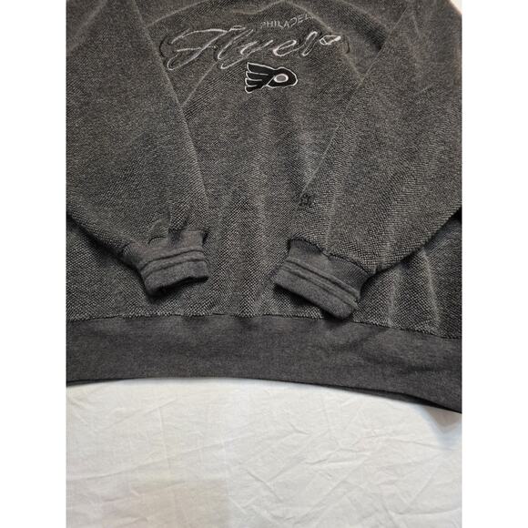 Philadelphia Flyers LEE Sport Men's Size Large V-neck Pullover Grey Vintage... - Picture 2 of 6